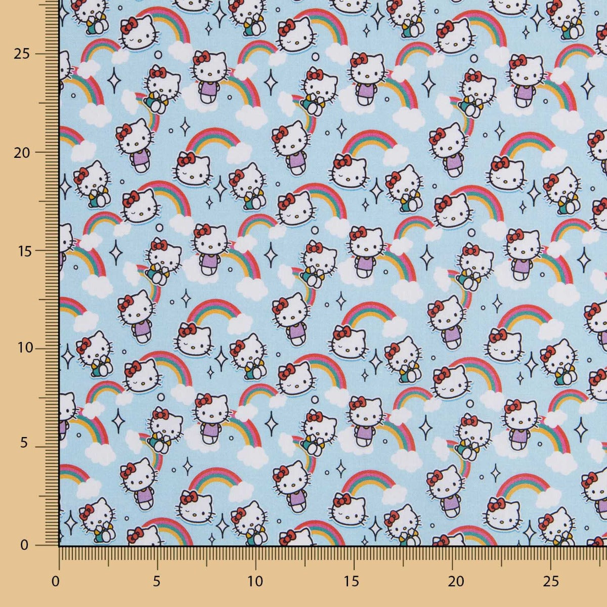 Coton Hello Kitty Bleu - Ribes y Casals