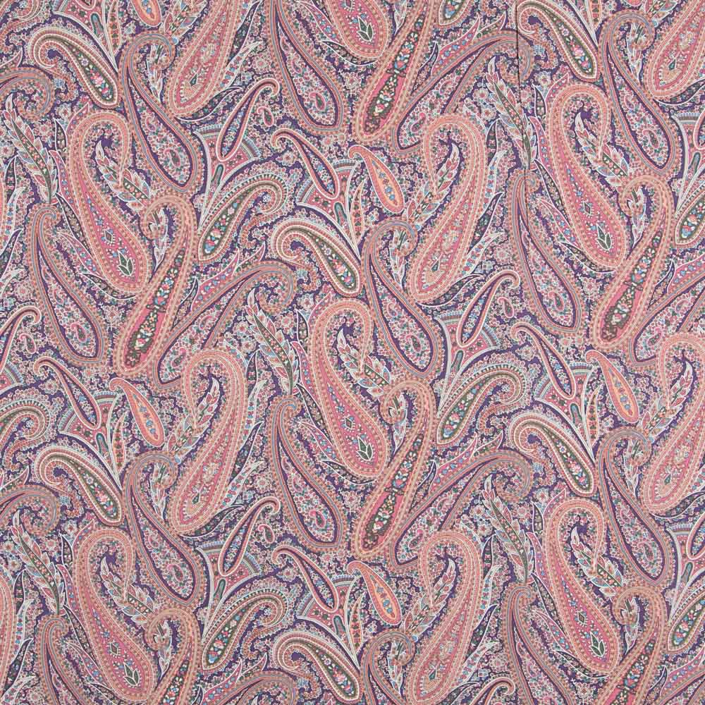 Coton Liberty London Cachemire Marine - Ribes y Casals