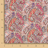 Coton Liberty London Cachemire Marron - Ribes y Casals