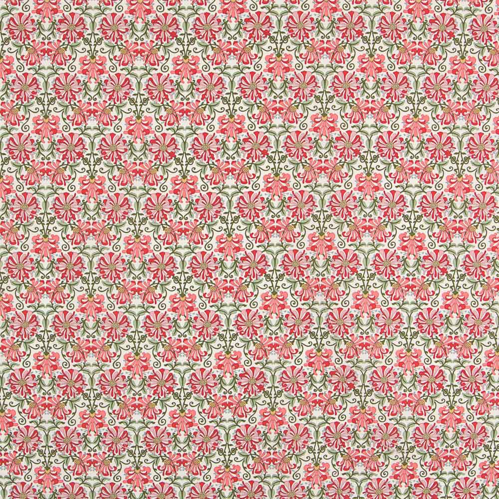 Coton Liberty London Jardin Bordeaux - Ribes y Casals