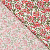 Coton Liberty London Jardin Bordeaux - Ribes y Casals