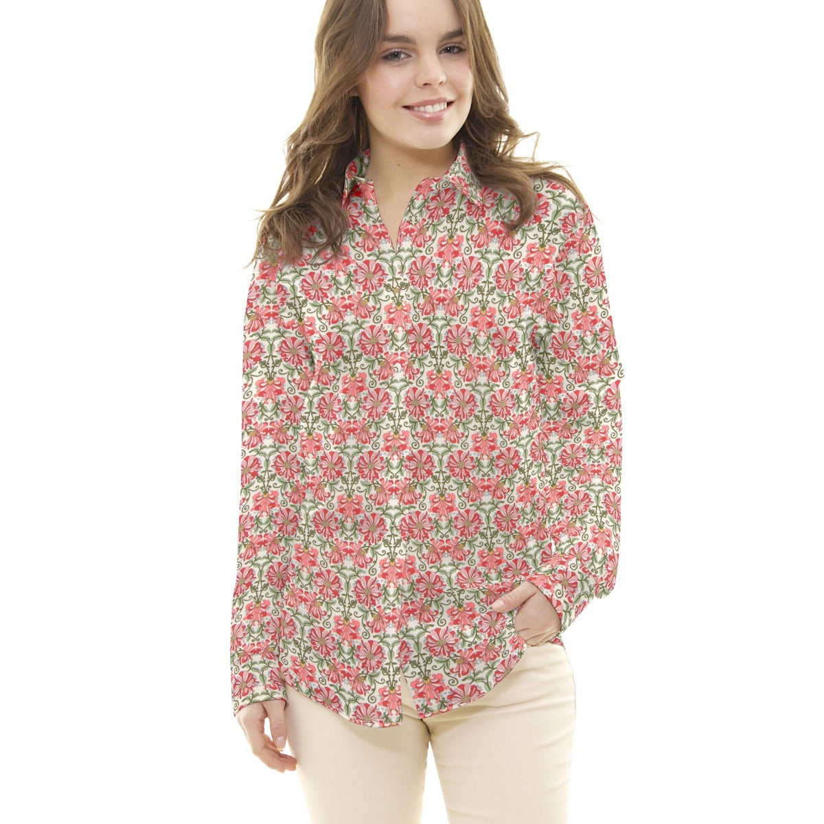 Coton Liberty London Jardin Bordeaux - Ribes y Casals