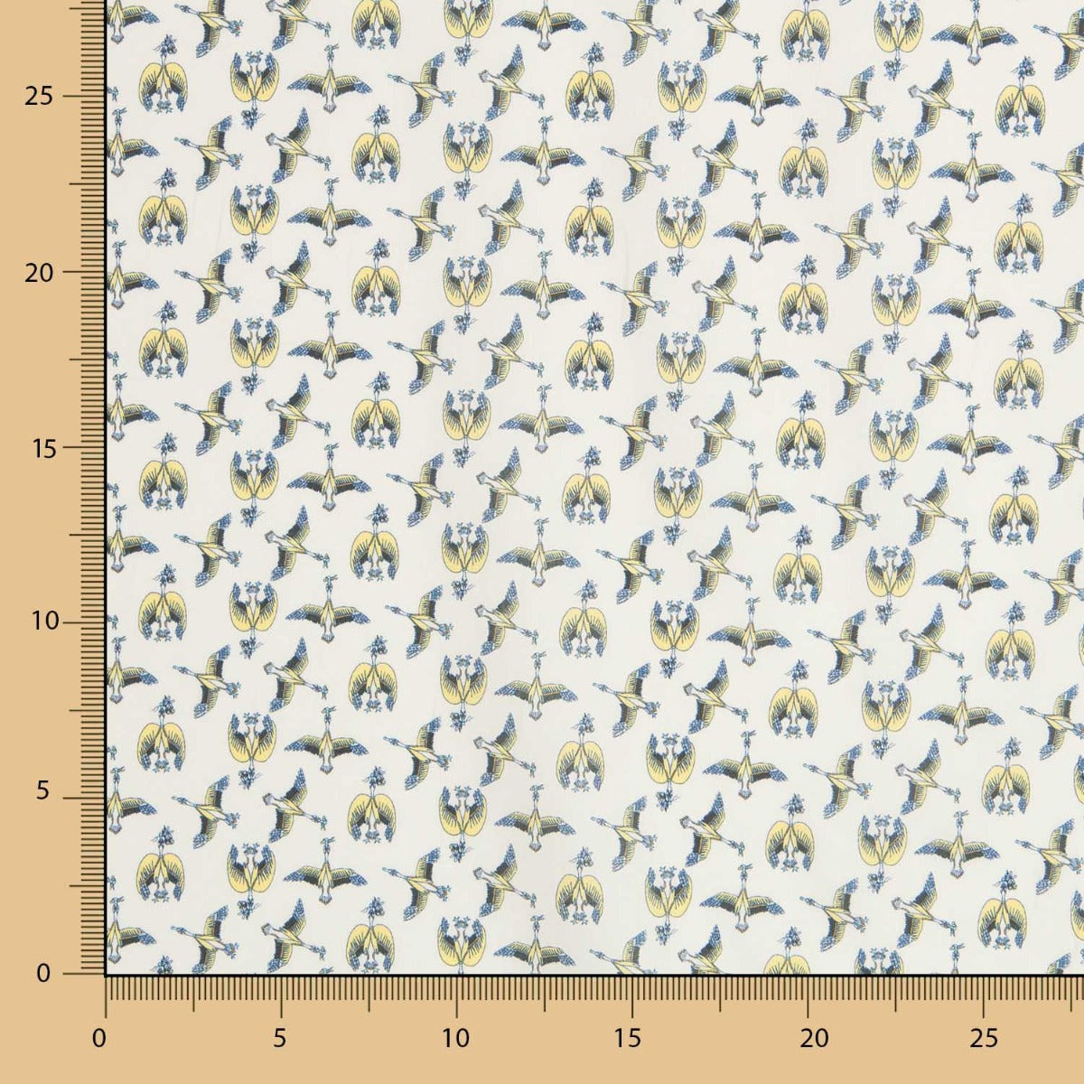 Coton Liberty London Héron Jaune - Ribes y Casals