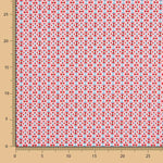 Coton Liberty London Géométrique Corail - Ribes y Casals