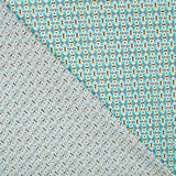 Coton Liberty London Géométrique Turquoise - Ribes y Casals