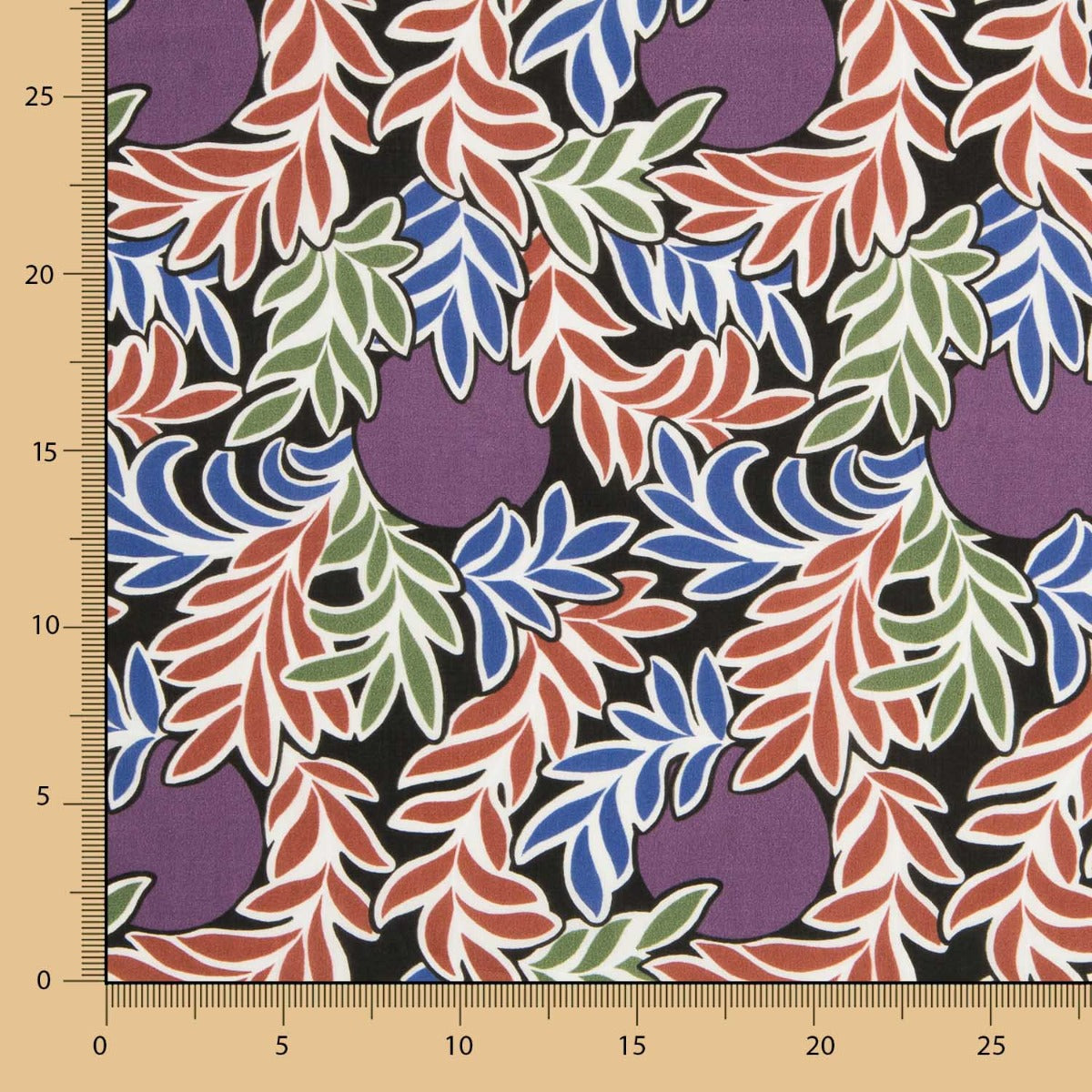 Coton Liberty London Laurier Multicolor - Ribes y Casals