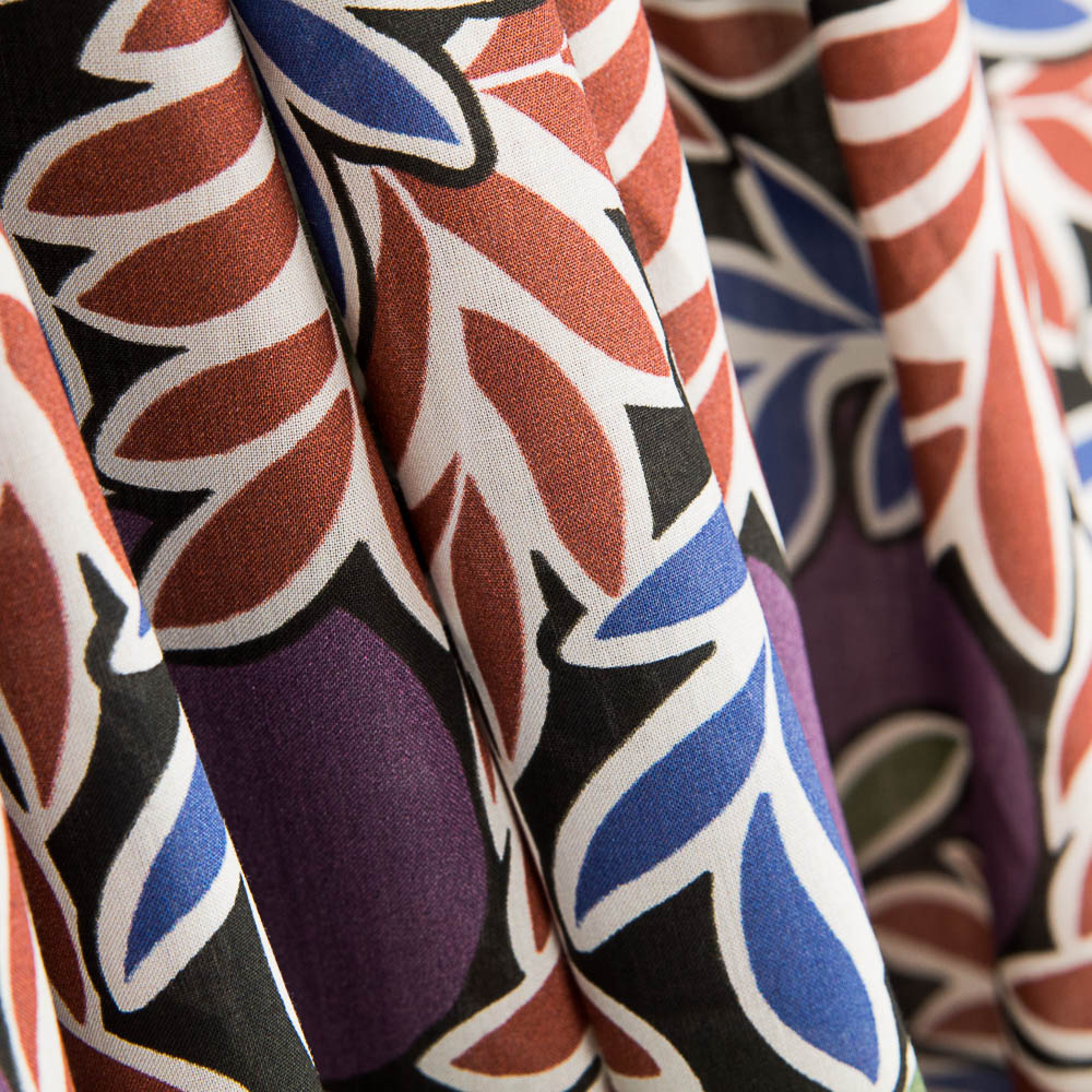 Coton Liberty London Laurier Multicolor - Ribes y Casals