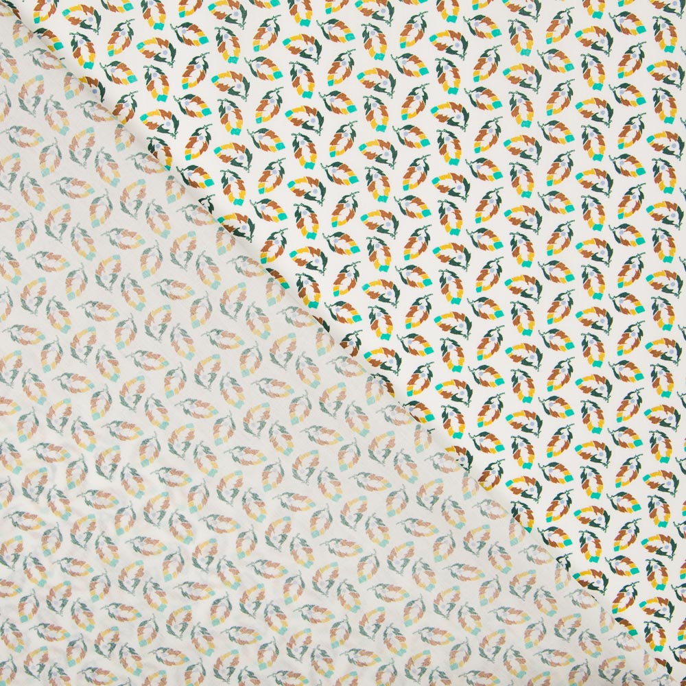 Coton Liberty London Plume Multicolore - Ribes y Casals