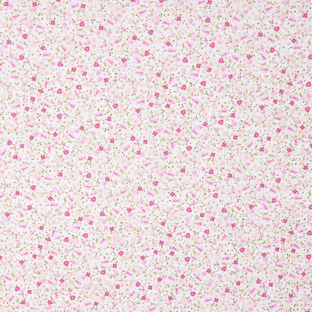 Popeline de Coton Bio Rose Iris - Ribes y Casals