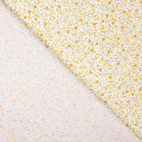 Popeline Coton Bio Iris Jaune - Ribes y Casals