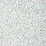 Popeline de Coton Bio Iris Vert Doux - Ribes y Casals