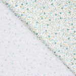 Popeline de Coton Bio Iris Vert Doux - Ribes y Casals