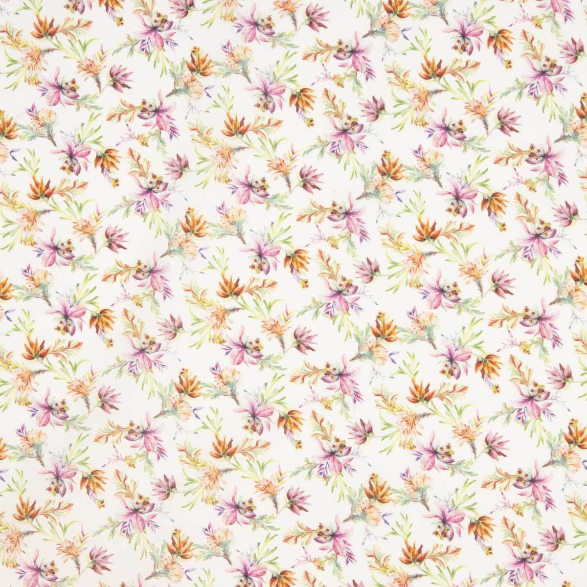 Voile de coton imprimé jardin exotique - Ribes y Casals