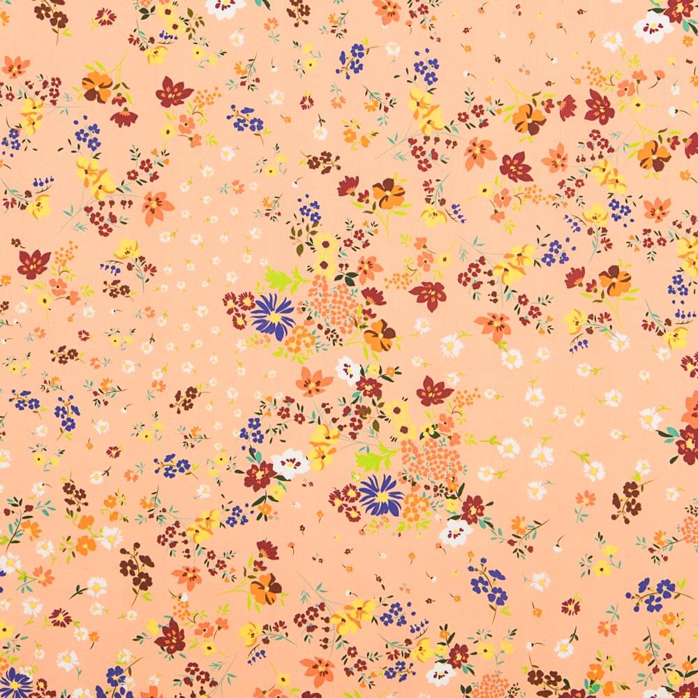 Coton Multi Jardin Saumon - Ribes y Casals