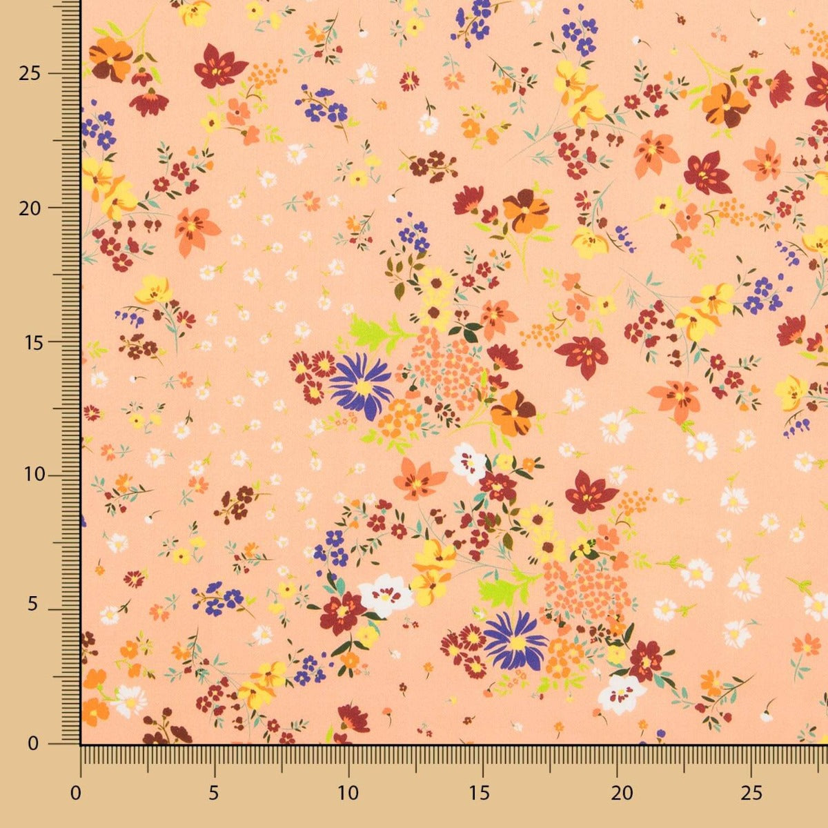 Coton Multi Jardin Saumon - Ribes y Casals