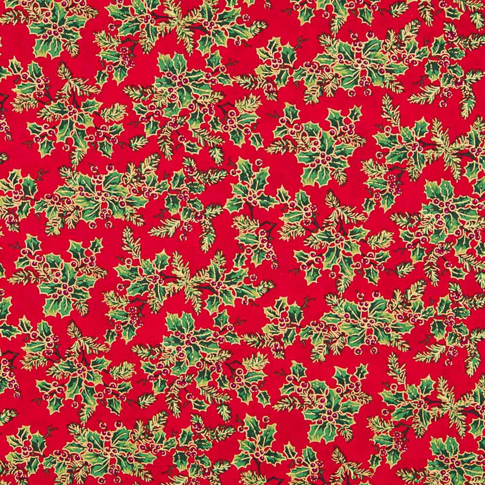 Coton Noël Bouquet Gui Rouge - Ribes y Casals