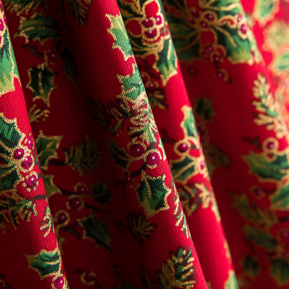 Coton Noël Bouquet Gui Rouge - Ribes y Casals