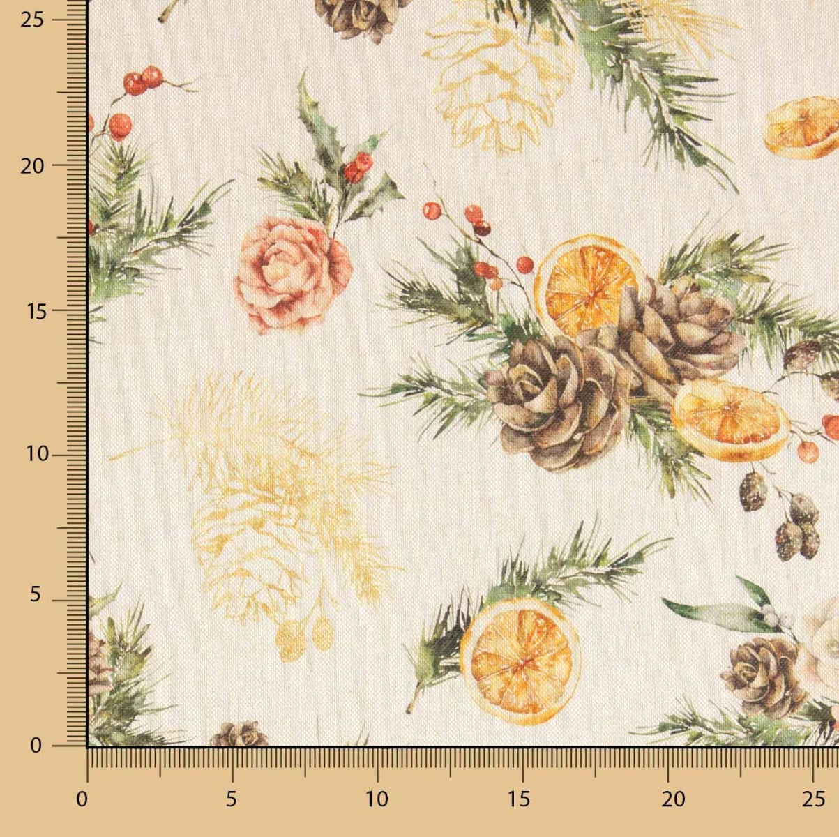 Toile de coton Wild Christmas – Collection Cuya - Ribes y Casals