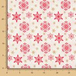 Coton Noël Doré Étoiles Écru - Ribes y Casals