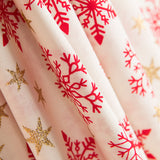 Coton Noël Doré Étoiles Écru - Ribes y Casals