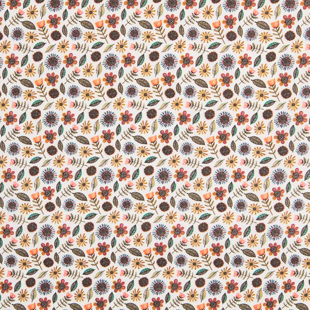 Coton Automne Fleurs - Ribes y Casals