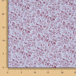 Coton Oxford Floral Grenat - Ribes y Casals