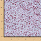 Coton Oxford Floral Grenat - Ribes y Casals