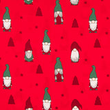 Algodón Papa Noel Gnomo Rojo - Ribes y Casals