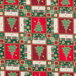 Coton Patch Sapin Noël - Ribes y Casals