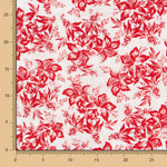 Coton Patchwork Lily Rouge - Ribes y Casals