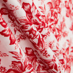 Coton Patchwork Lily Rouge - Ribes y Casals