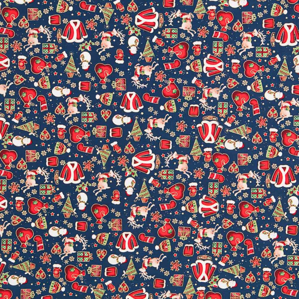 Coton Manteau Bleu Noël - Ribes y Casals