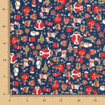 Coton Manteau Bleu Noël - Ribes y Casals