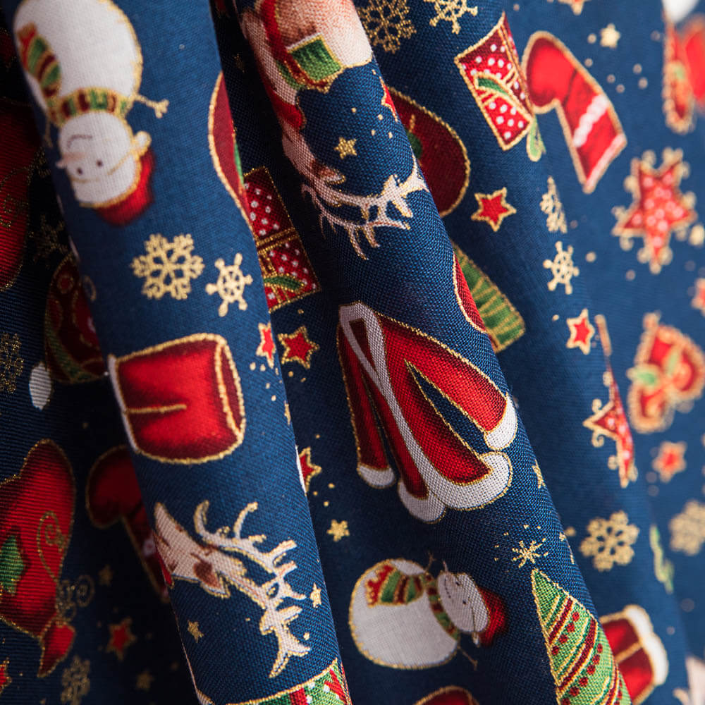 Coton Manteau Bleu Noël - Ribes y Casals