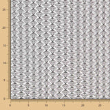 Coton Patchwork 3 Feuilles Noir - Ribes y Casals