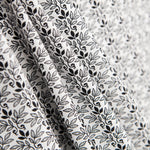 Coton Patchwork 3 Feuilles Noir - Ribes y Casals