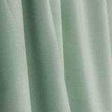 Linge de lit en percale de coton vert tendre - Ribes y Casals