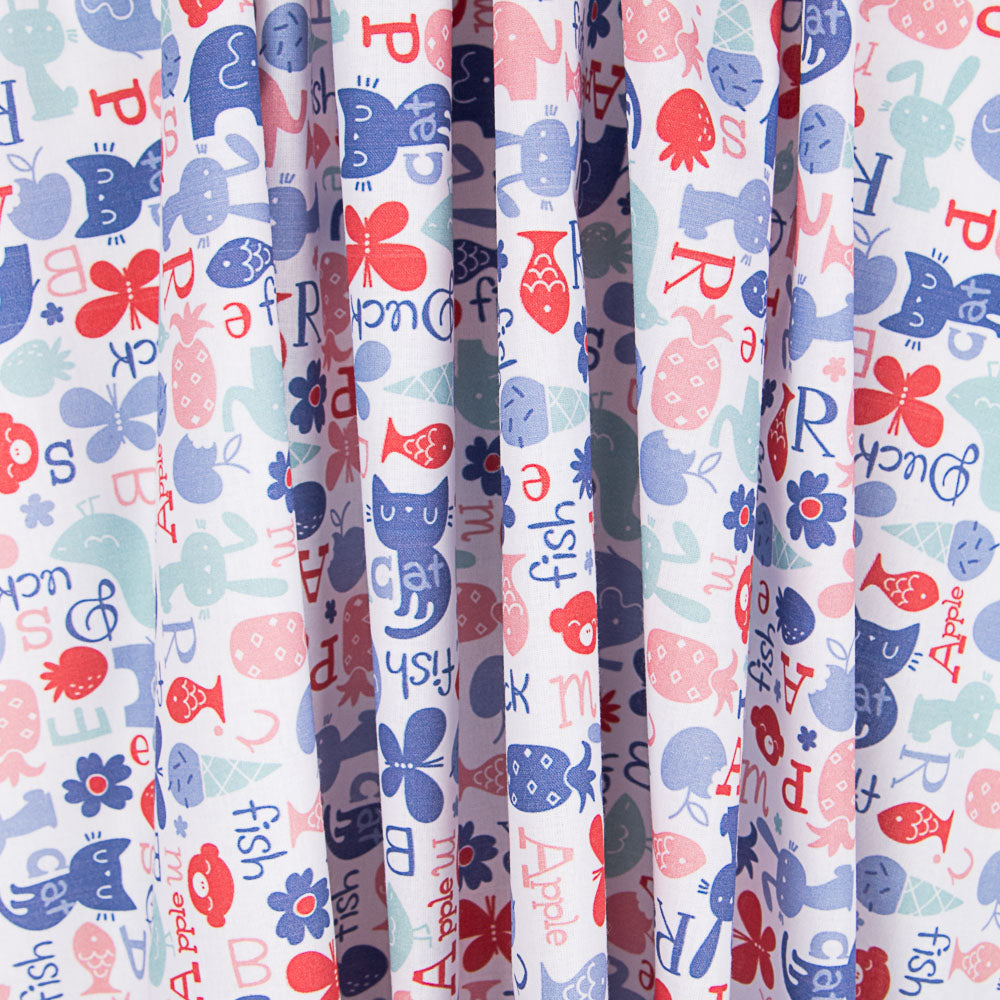 Coton Popeline Animal Sweet - Ribes y Casals