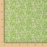 Popeline de Coton Branches Vertes - Ribes y Casals