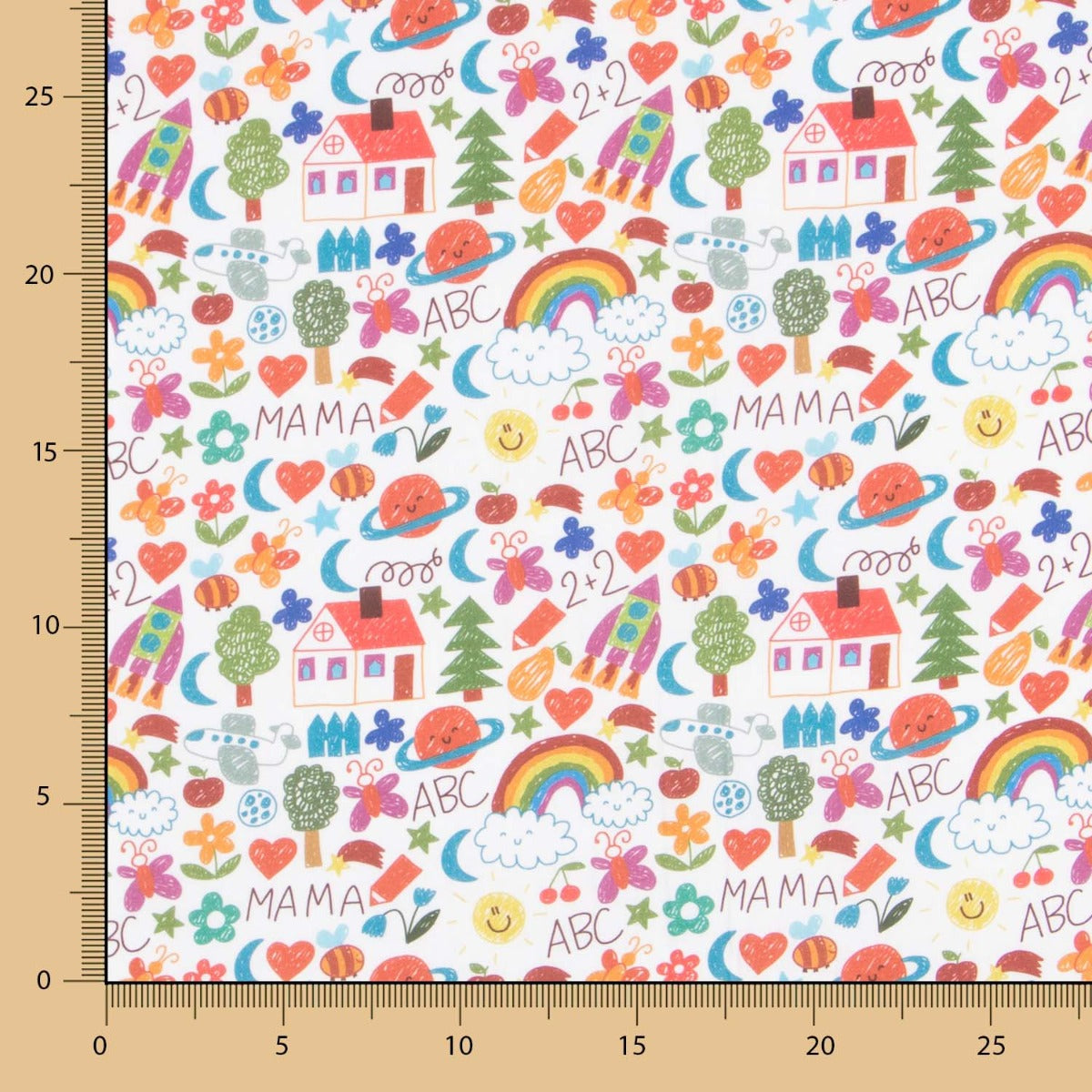 Coton Popeline Enfant ABC - Ribes y Casals