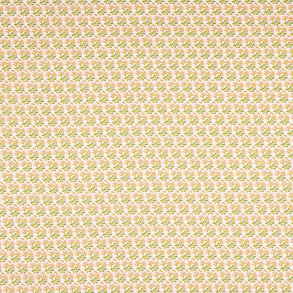 Popeline de Coton Plantes Blanc - Ribes y Casals