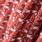 Coton Popeline Toucan Rouge - Ribes y Casals