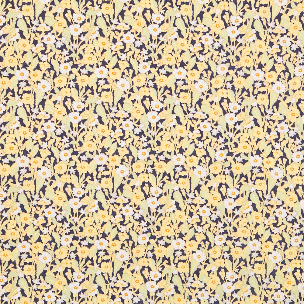 Coton Primrose Path Tana Lawn Liberty Jaune - Ribes y Casals