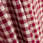 Mini carré rouge en coton rustique - Ribes y Casals