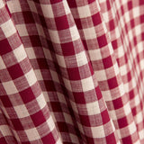 Mini carré rouge en coton rustique - Ribes y Casals