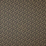 Popeline de Coton Branches Dorées Marine - Ribes y Casals