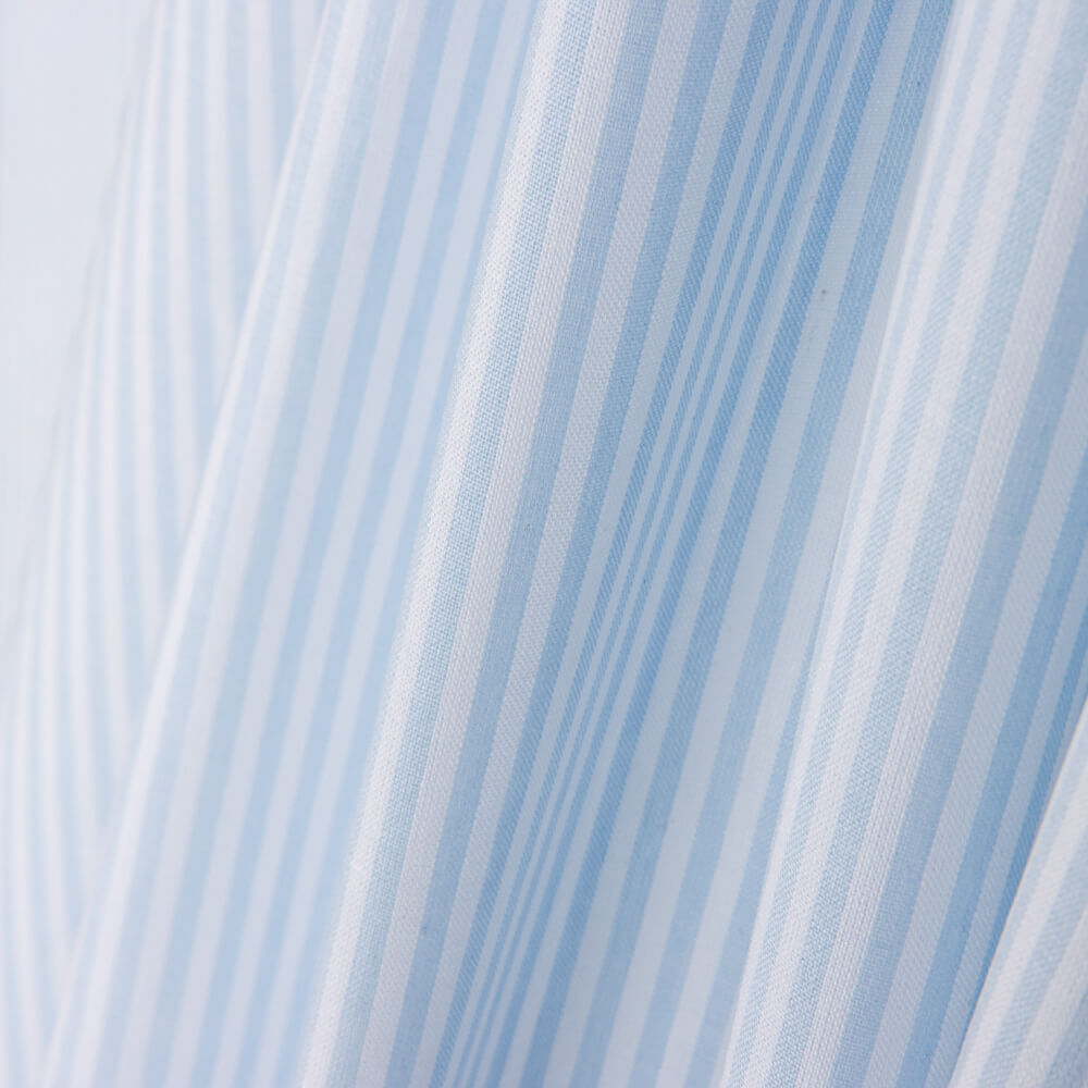 Coton à mini rayures bleu clair - Ribes y Casals