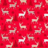 Coton Cerf Noël Alpes Rouge - Ribes y Casals