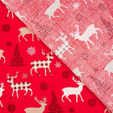 Coton Cerf Noël Alpes Rouge - Ribes y Casals