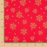 Coton Rouge Étoile Noël Doré - Ribes y Casals